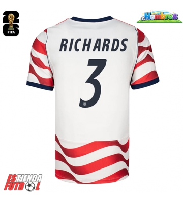 Estados Unidos Chris Richards #3 Primera Equipación Mundial 2026 Manga Corta